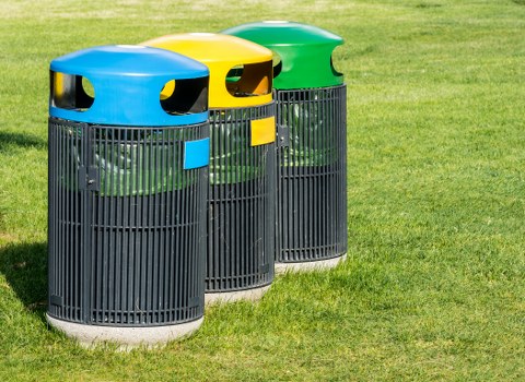 Different types of construction waste materials