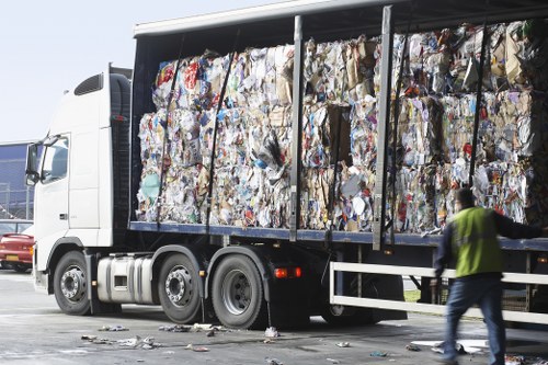 Cleaning professionals post-flat clearance
